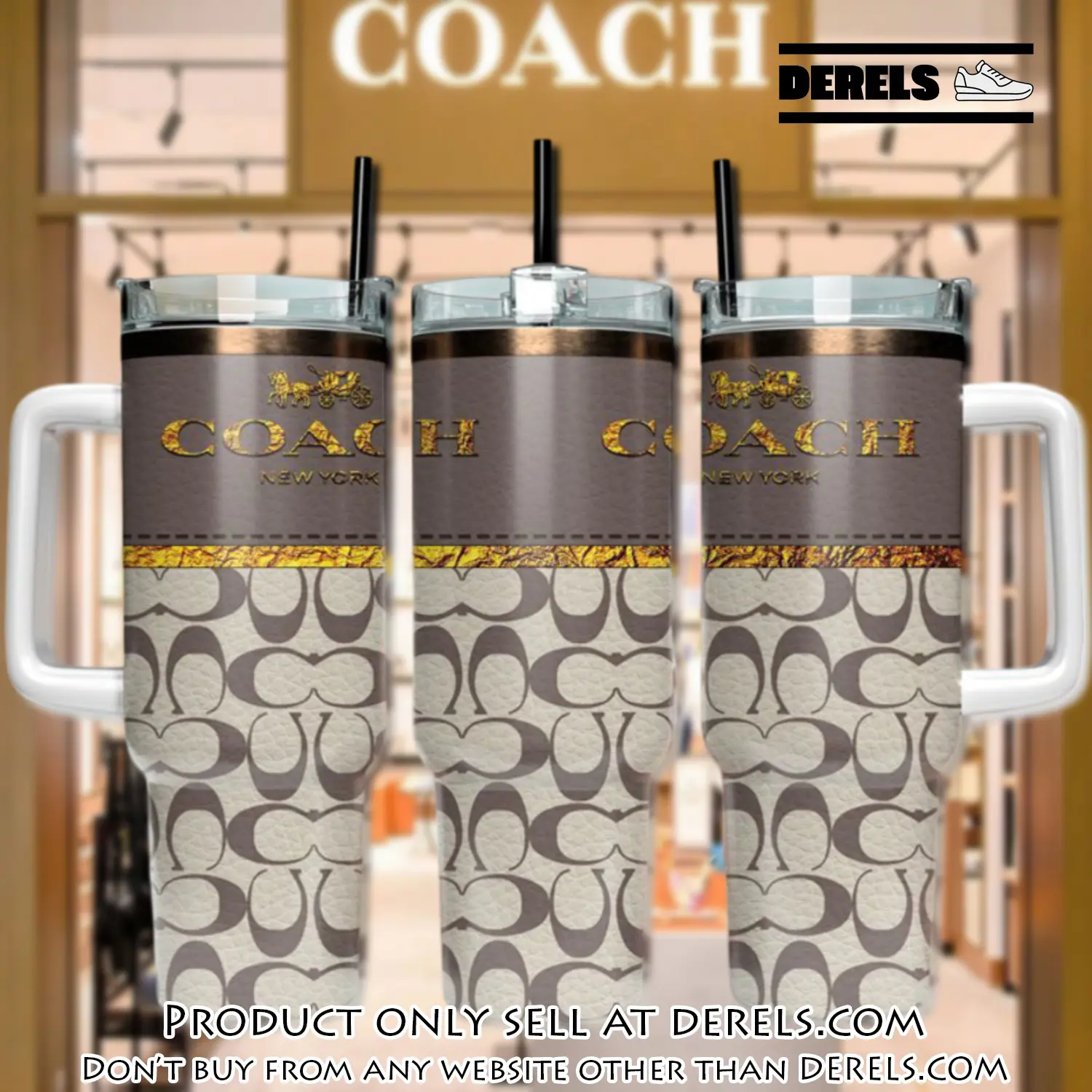 Coach logo stanley tumbler design 40oz logo stanley tumbler ktb1087 dr3120963